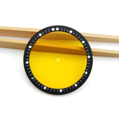 Green Luminous Transparent Watch Dial for NH34 NH35 NH36 NH37 NH38 NH39 Movement