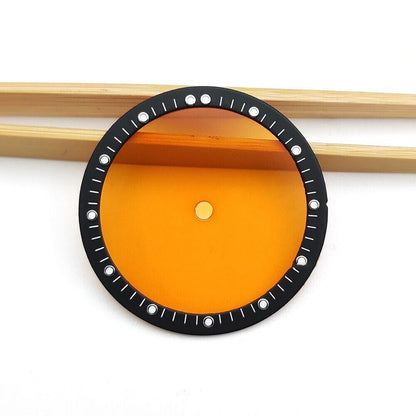 Green Luminous Transparent Watch Dial for NH34 NH35 NH36 NH37 NH38 NH39 Movement