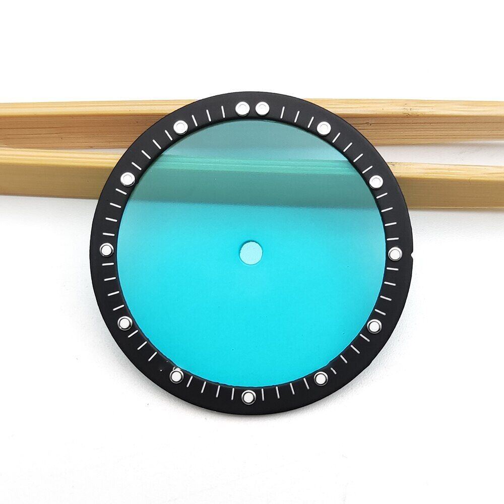 Green Luminous Transparent Watch Dial for NH34 NH35 NH36 NH37 NH38 NH39 Movement