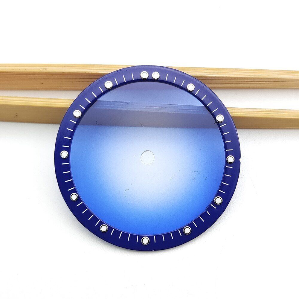 Green Luminous Transparent Watch Dial for NH34 NH35 NH36 NH37 NH38 NH39 Movement