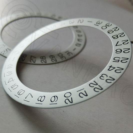 Roue de disque de date Roue de date générique pour mouvement de montre 2813/2836/8215 Date à 9 heures