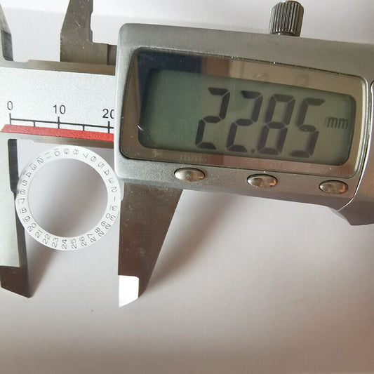 Roue de disque de date Roue de date générique pour mouvement de montre 2813/2836/8215 Date à 9 heures