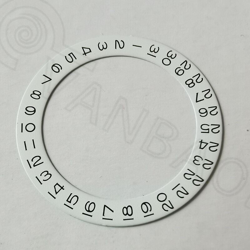 Roue de disque de date Roue de date générique pour mouvement de montre 2813/2836/8215 Date à 9 heures