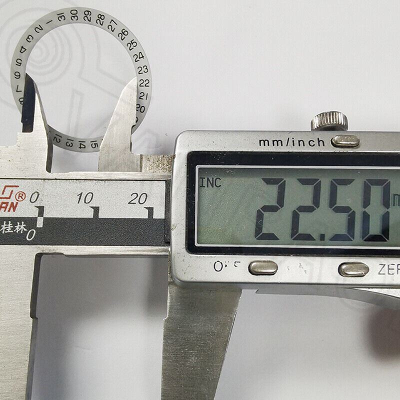Roue de disque de date de 28,5 mm Roue de date générique pour mouvement de montre Date à 3