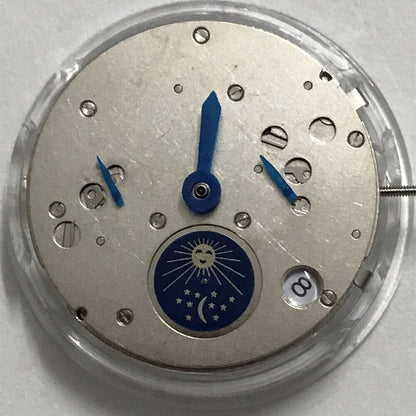 Shanghai JHB08 mechanical watch with 3 hands, small second at 6, China-made movement ST10, classic design.