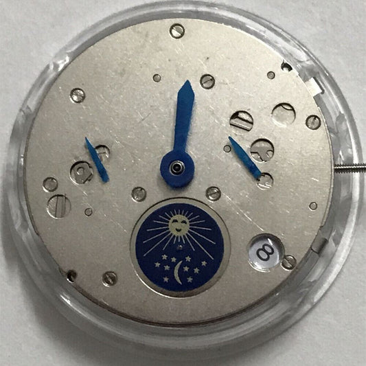 Shanghai JHB08 mechanical watch with 3 hands, small second at 6, China-made movement ST10, classic design.