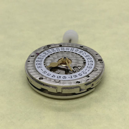 Blue balance spring with engraved GMT feature, Brand New China watch accessory for 3186 automatic movement.