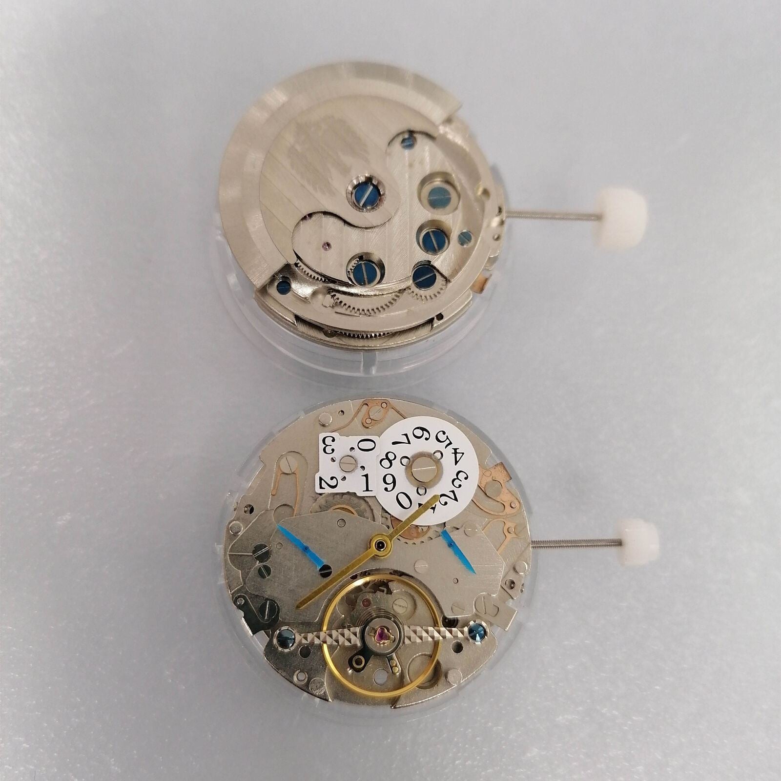 Shanghai Eagle LB20 silver automatic watch part, precise mechanical movement for quality watch repairs.