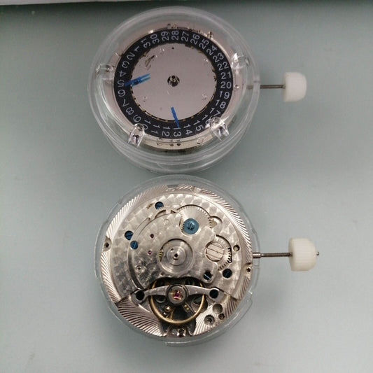 Seagull Shanghai SP10 mechanical watch with black dial, multi-function features, and stainless steel case.