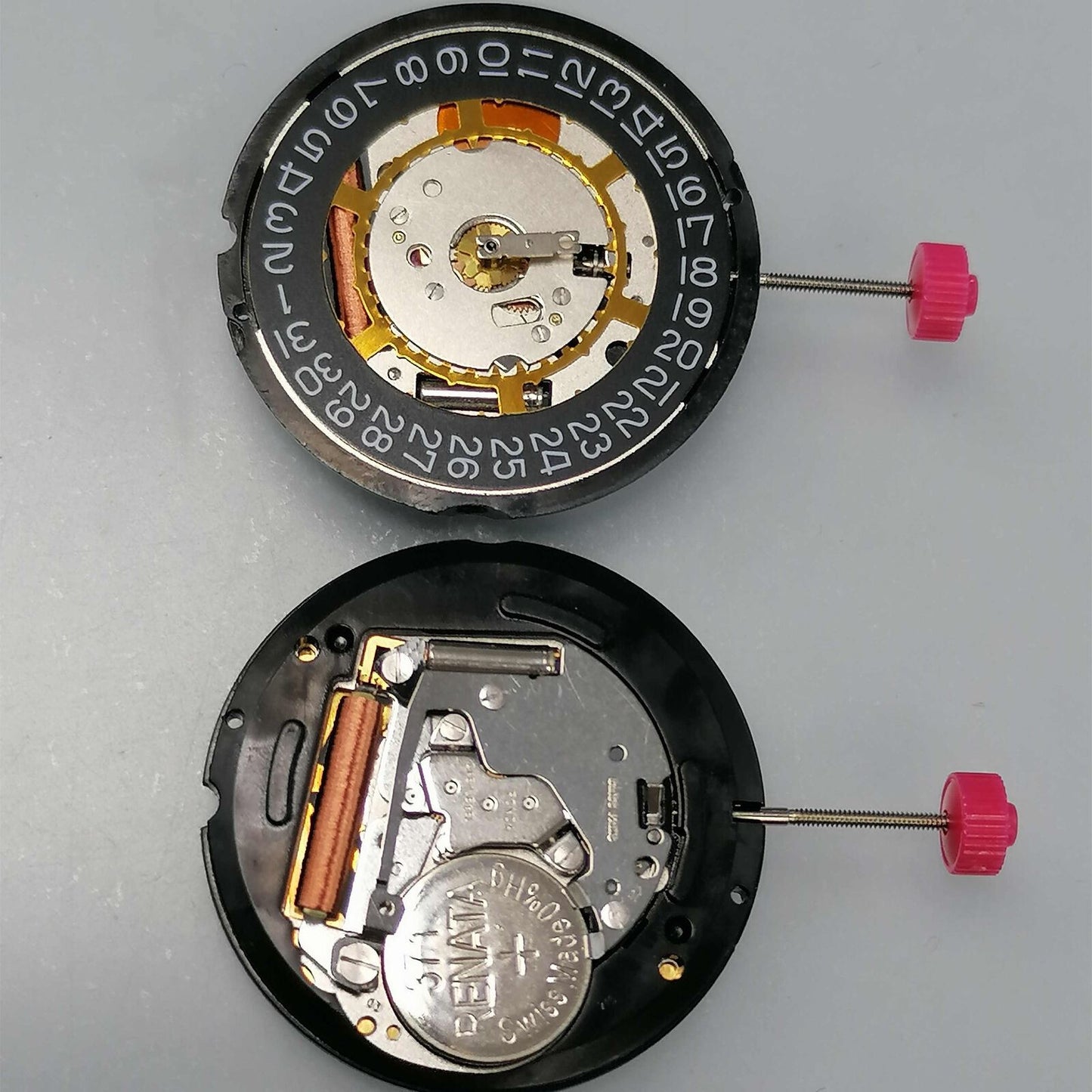 Swiss Part Ronda 715 Quarzuhrwerk Date@3 Ersatz schwarzes Datumsrad