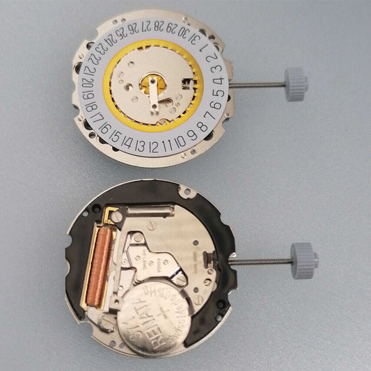 Montre à quartz Ronda 705 à 3 aiguilles, date à 6 points suisses, hauteur normale