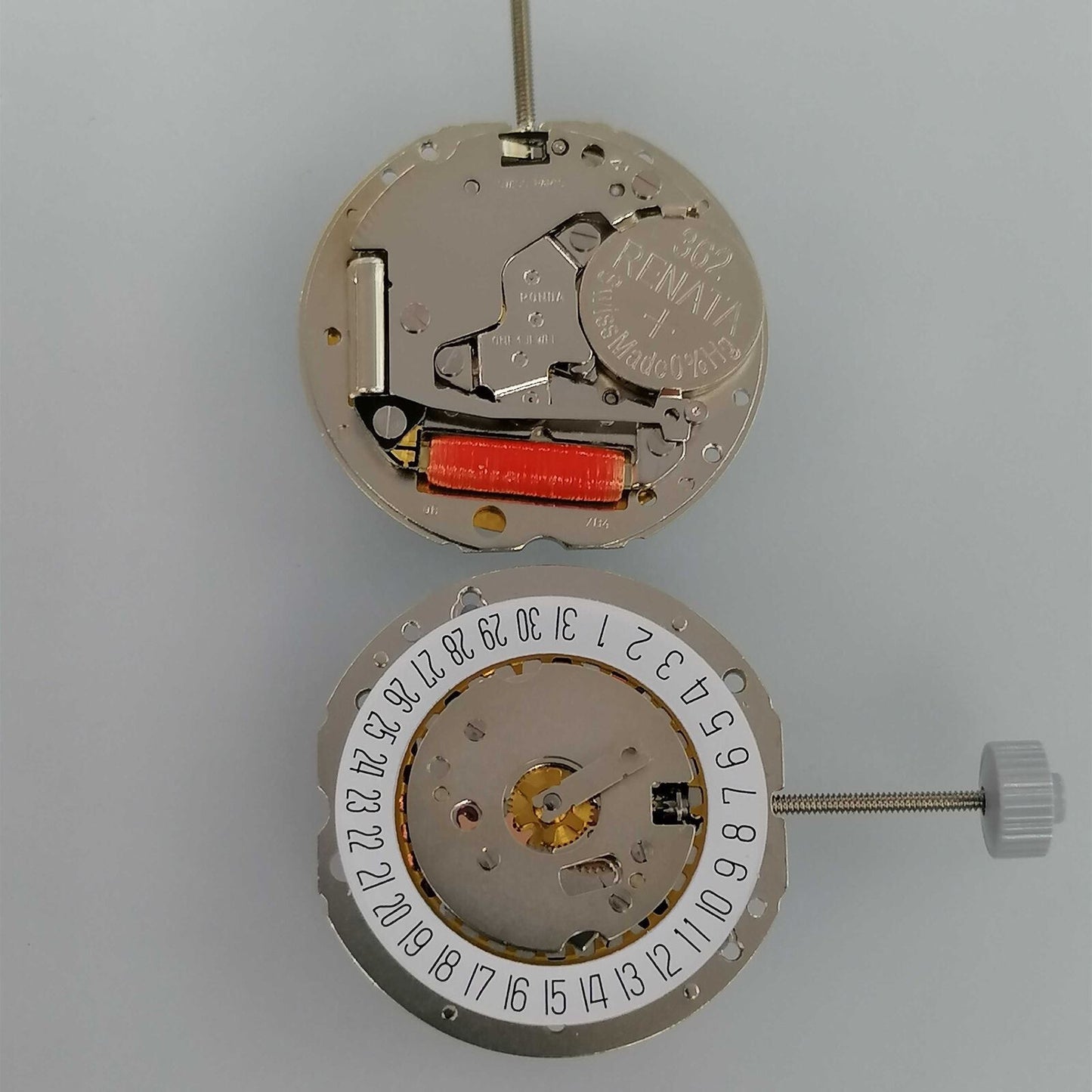 Mouvement de montre à quartz Ronda 784, date à 6 points suisses