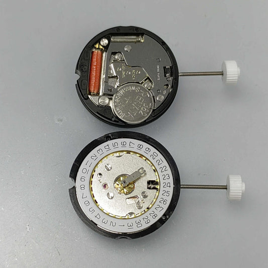 Mouvement de montre à quartz Ronda 585, pièce suisse, hauteur normale, date à 3 heures