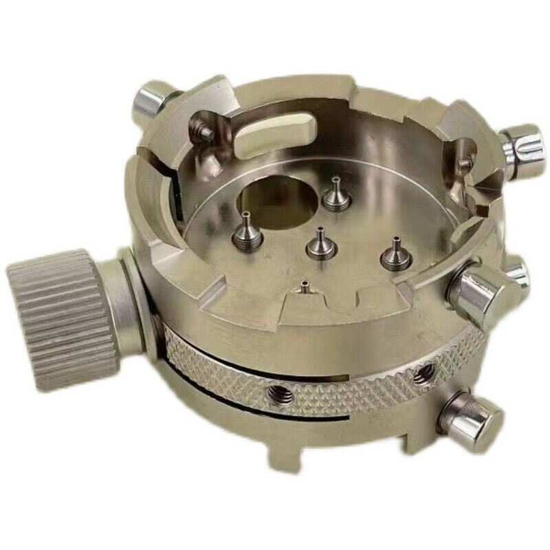 Steel 7750 watch movement holder by China Made, ideal for watchmaker repairs and precision maintenance.
