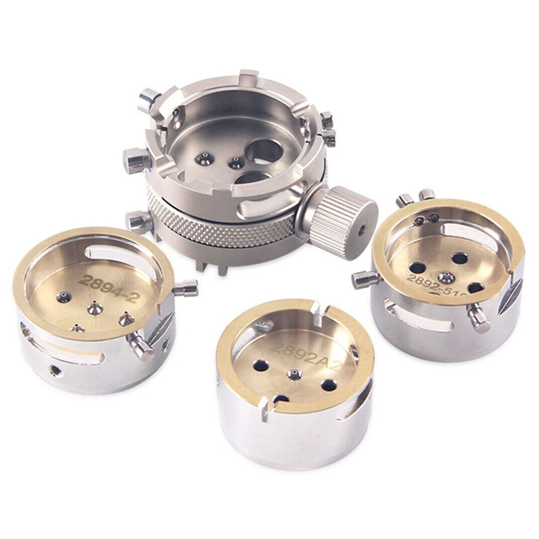 Non-slip movement holder for ETA 2892-A2, 2894-A2, 4030, and 2892-5100 watch repairs.