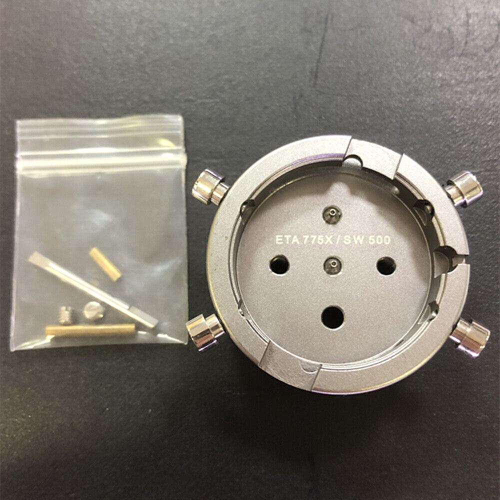 Generic China-made movement holder designed for ETA 7750 7753 watch movements, secure fit for repair.