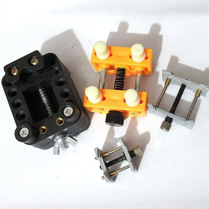 1. Versatile 4-in-1 extensible movement holder clamp for watch repairs, Plastic Alloy design  