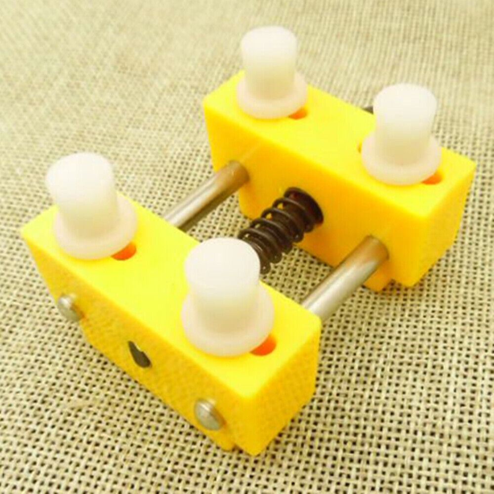 1. Versatile 4-in-1 extensible movement holder clamp for watch repairs, Plastic Alloy design  