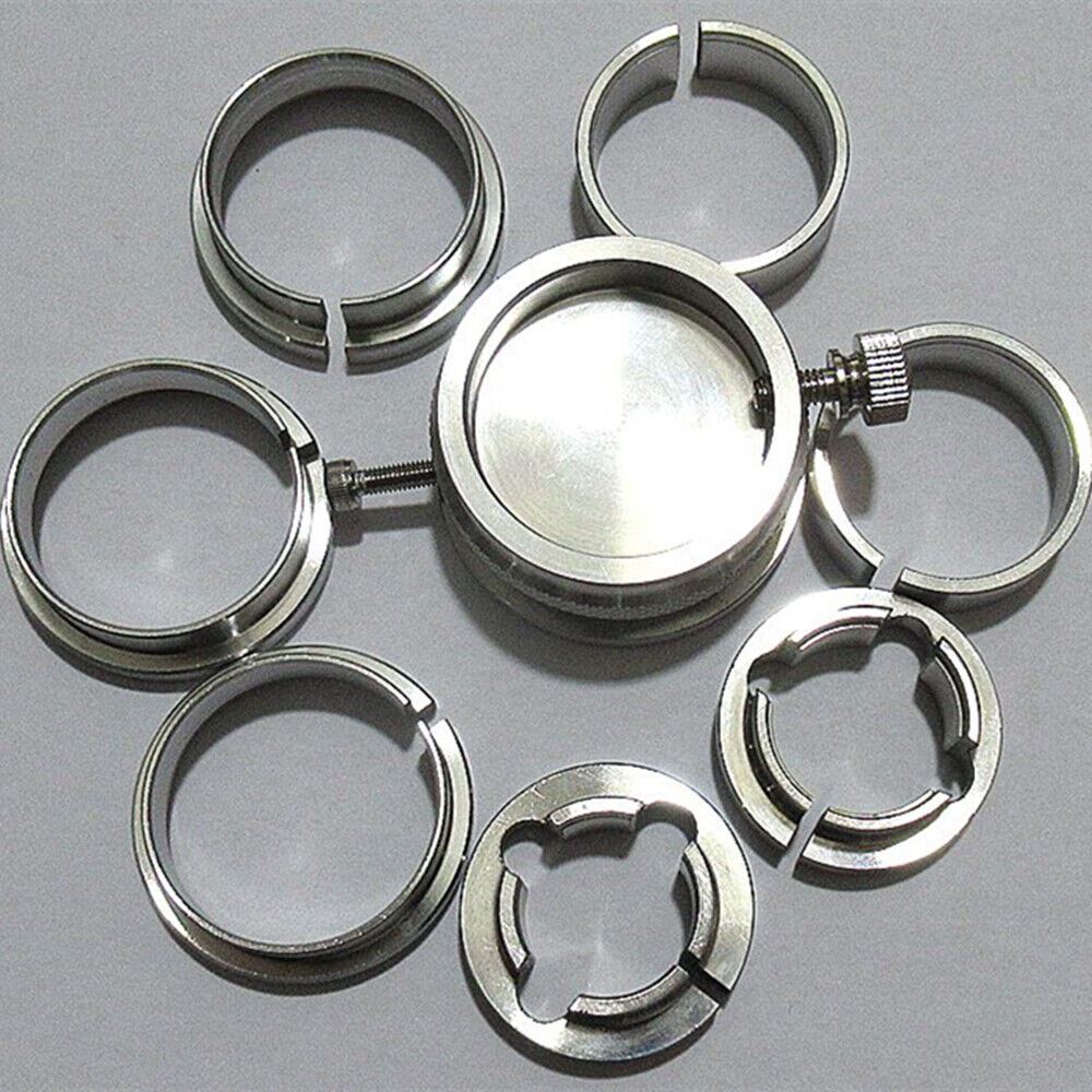 Stainless Steel Movement Holder for 2824/2671/3135 watches, secure and durable tool.