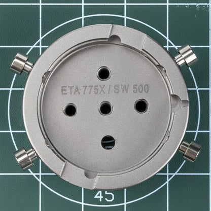 Chinese Stainless Steel watch movement holder for 7750, 7751, 7753, 7752 SW500 models, durable tool.