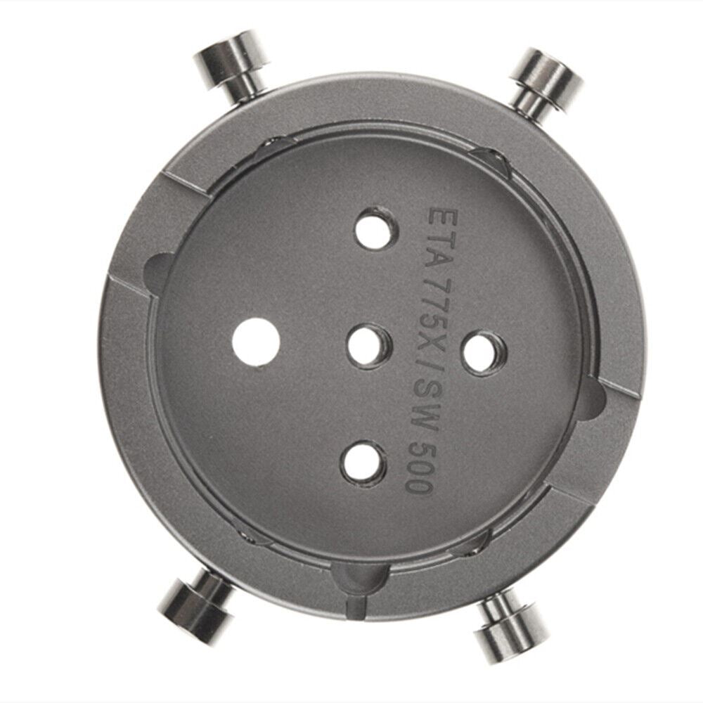 Chinese stainless steel watch movement holder, compatible with 7750, 7751, 7753, 7752 SW500 models.