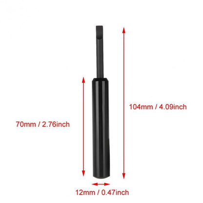 1. Durable watch back case remover tool for battery replacement and snap repairs.  