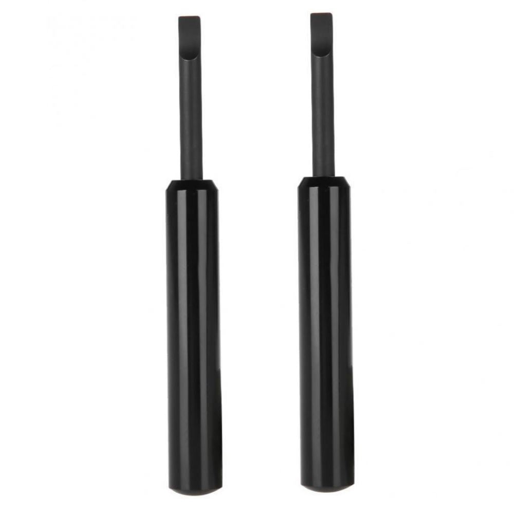 Durable watch back case remover tool for battery replacement and snap repairs.