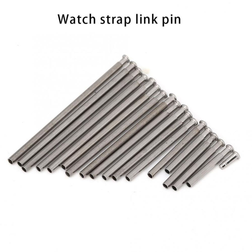 200pcs 8-27mm stainless steel spring bars for watch bands, easy strap adjustments.