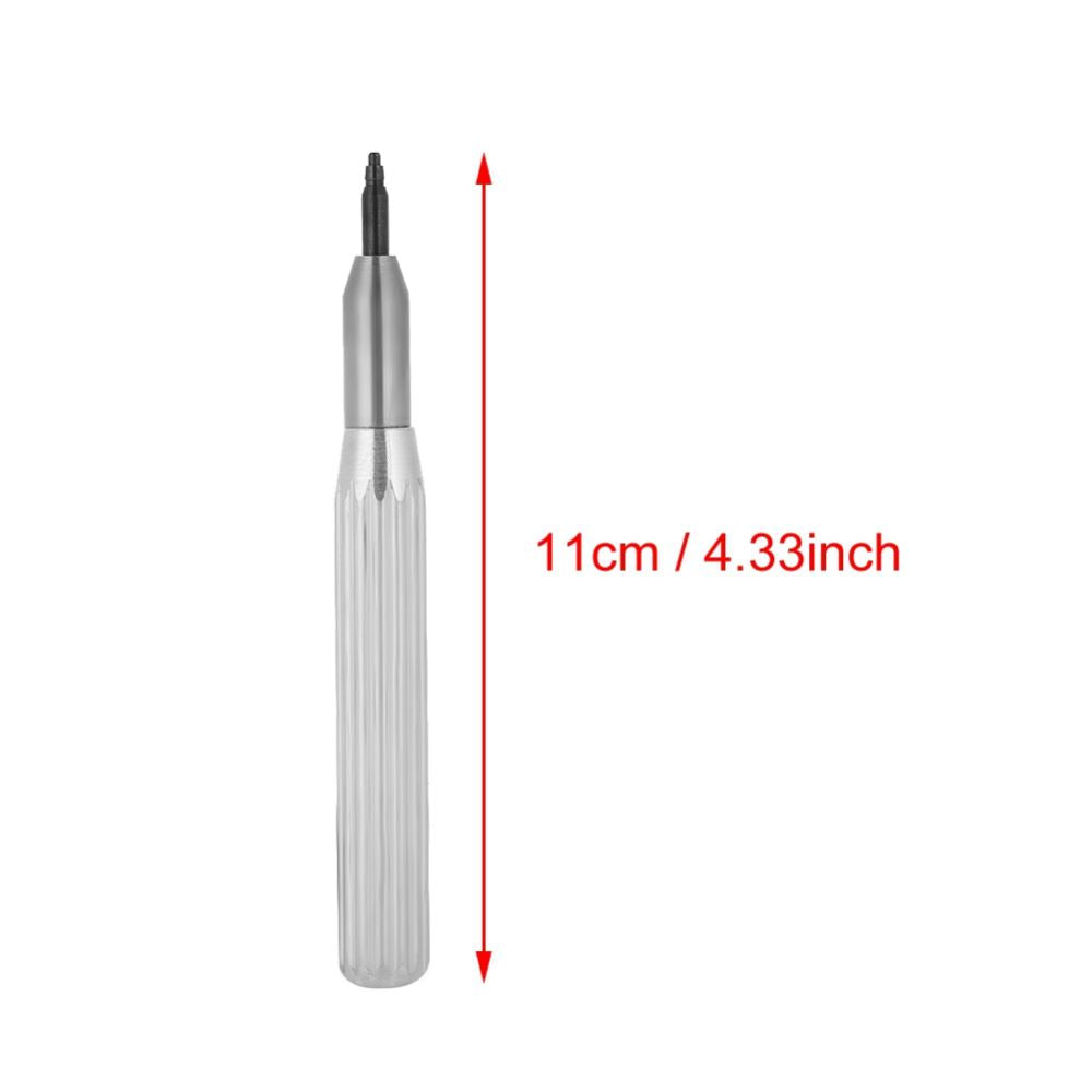 RLX steel crown tube insert remover tool with 4 pins, ideal for precise watch repair and maintenance.