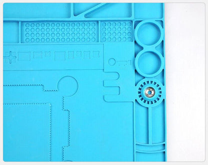 Thermostable silicone insulation pad TE505 45x30cm, anti-corrosive for watch repair tools by TE505.