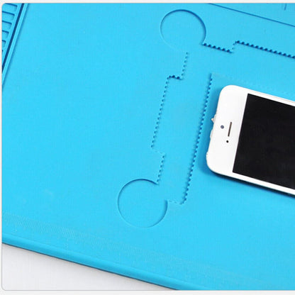 Silicone insulation pad TE505, 45x30cm, thermostable and anti-corrosive for watch repair tools.