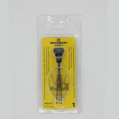 Bergeon Presto Hand Remover 30636-1 tool for precise watch hand removal in repair workshops.