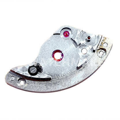 Swiss Made genuine 3135-105 barrel bridge by Generic, compatible with 3130, 3135, 3186 watch movements.