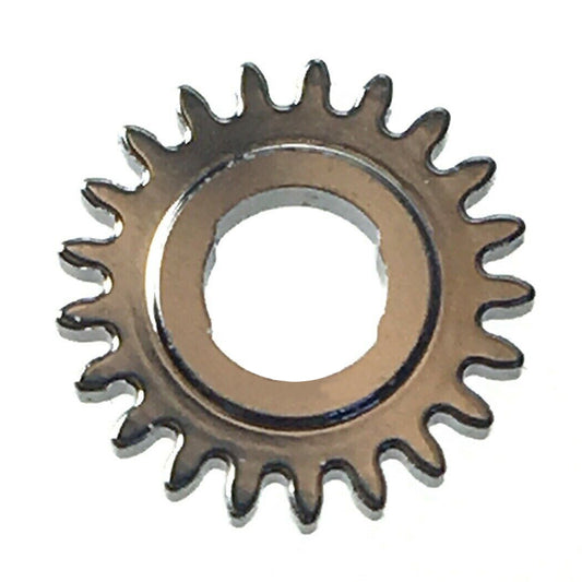 Swiss Made 3135-550 pinion gear for oscillating weight, compatible with 3130 and 3135 watch movements.