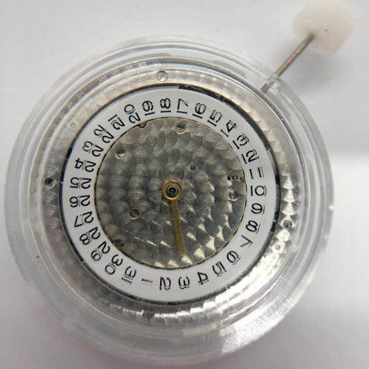 Close-up of China Made 3235 automatic watch movement replacement showcasing intricate engraved details for precise timekeeping.