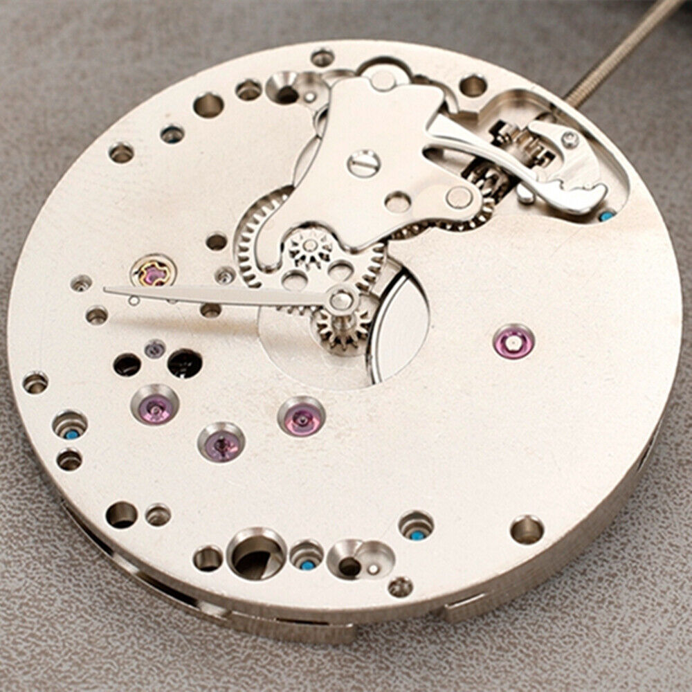 Movimento Mecânico Automático Pequenos Segundos às 9 Horas com Dois Ponteiros HZ9011 Fabricado na China