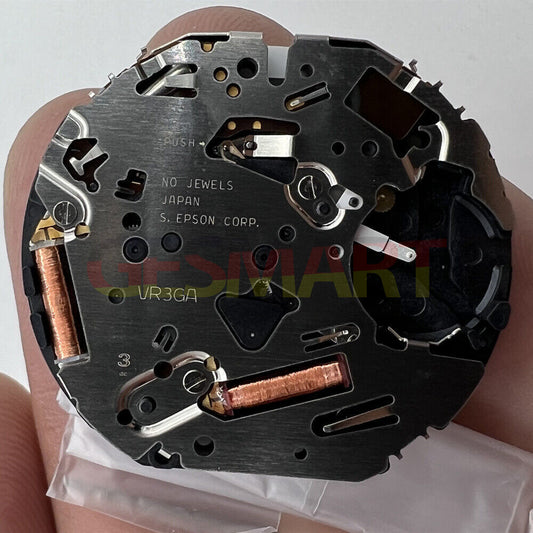 Hattori Epson TMI VR3G quartz watch movement, precision Japan-made mechanism for accessories.