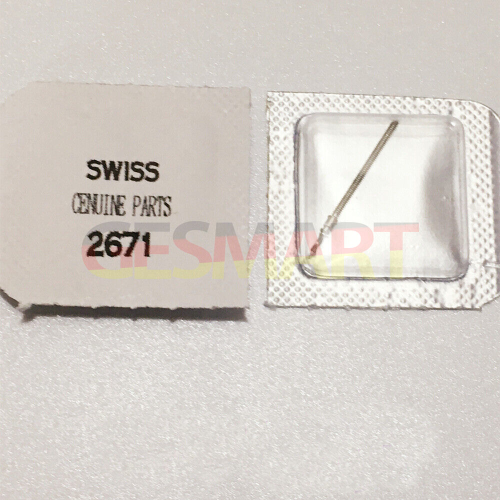 Replacement watch winding stems set for ETA 2671 movement, compatible watch repair parts, 3pcs