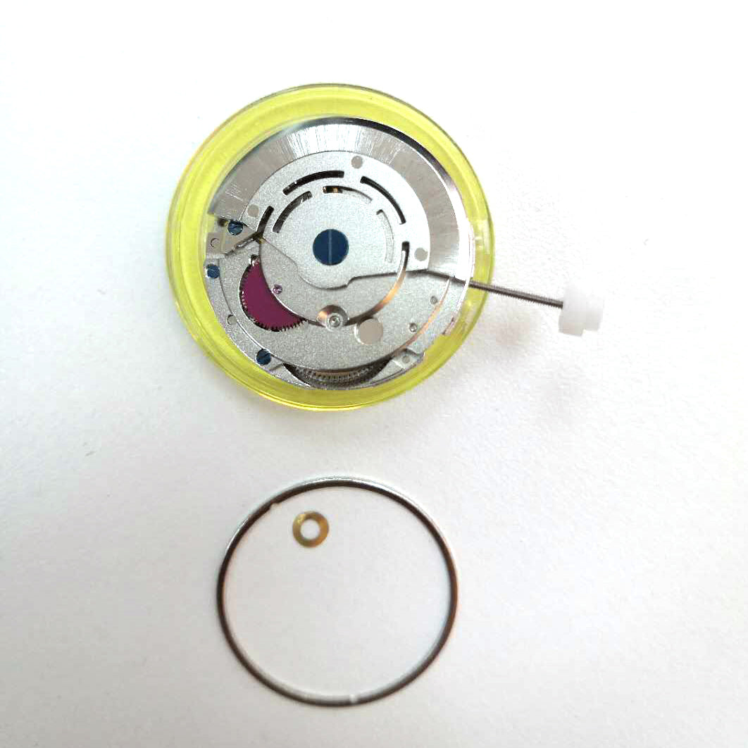 China Made 3804 GMT watch movement by BrandName featuring automatic mechanical date and 4-hands display.