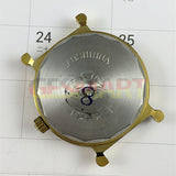 37mm Shanghai Manual Mechanical Watch Golden Nail Round Black Case Golden Dial