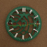 28.50mm Hollow Watch Dial NO Lume Suitable for NH35/NH36/NH70 Movement