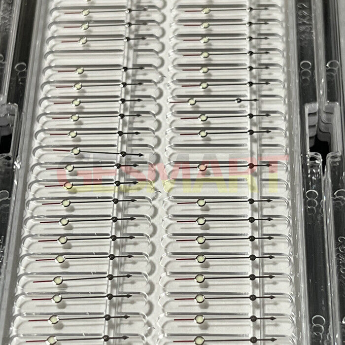 Silver and gold-trimmed C3 Super Luminous watch hands for SRP777, SKX007 models