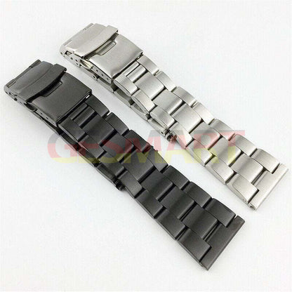 Durable Diving Silk leather watch band with double lock buckle for 18-26mm watches.