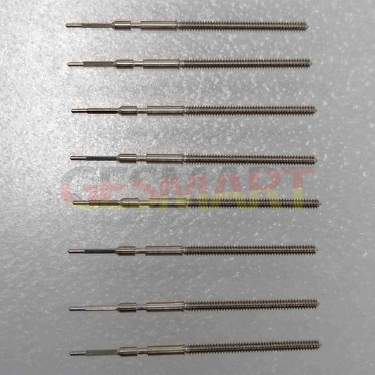 1. Swiss Made Ronda 1015 watch winding stem for precise time adjustments.  