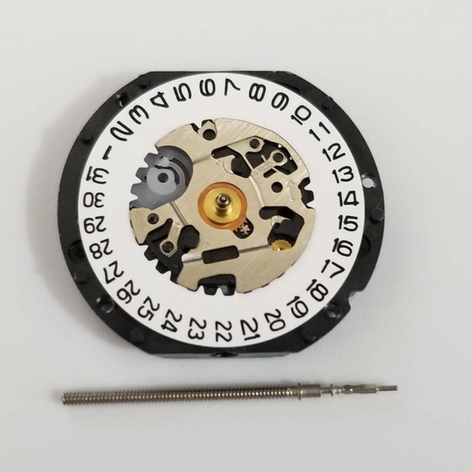 S. Epson VX12 quartz watch movement repair part, compatible with V312 5Y81 models for precise timekeeping.