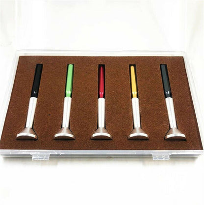 Watchamkers set of 5 metal lubricants for precise watch maintenance and smooth gear operation.