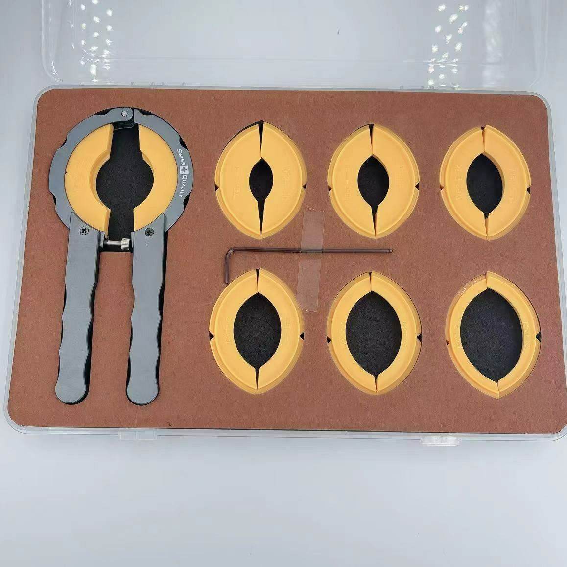 1. BrandName watch bezel ring opener pliers for 30mm bezel removal and repair.