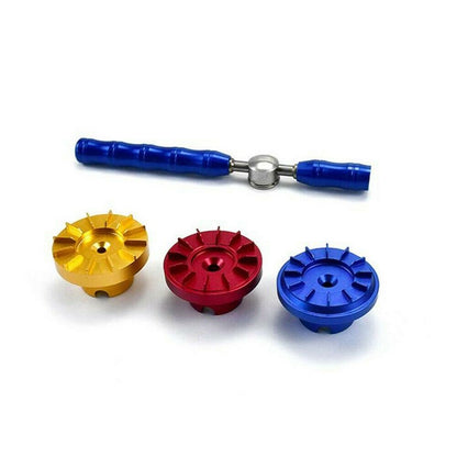 1.0/0.8/0.7mm Teeth 3-Die Watch Back Case Opener Wrench Repair Tool For Corum