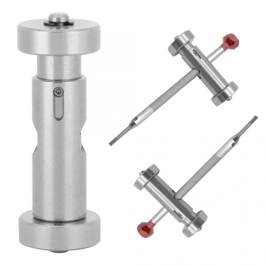 Portable watch tool screwdriver with grinding feature, ideal for precise watch accessory repairs and adjustments.