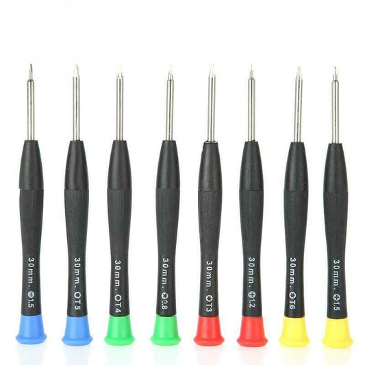 8pcs electronic watch screwdrivers set for precise jewelry and watch repairs